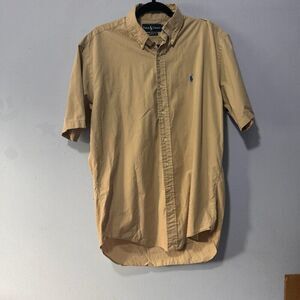 Ralph Lauren tan coloured size‎ medium button up